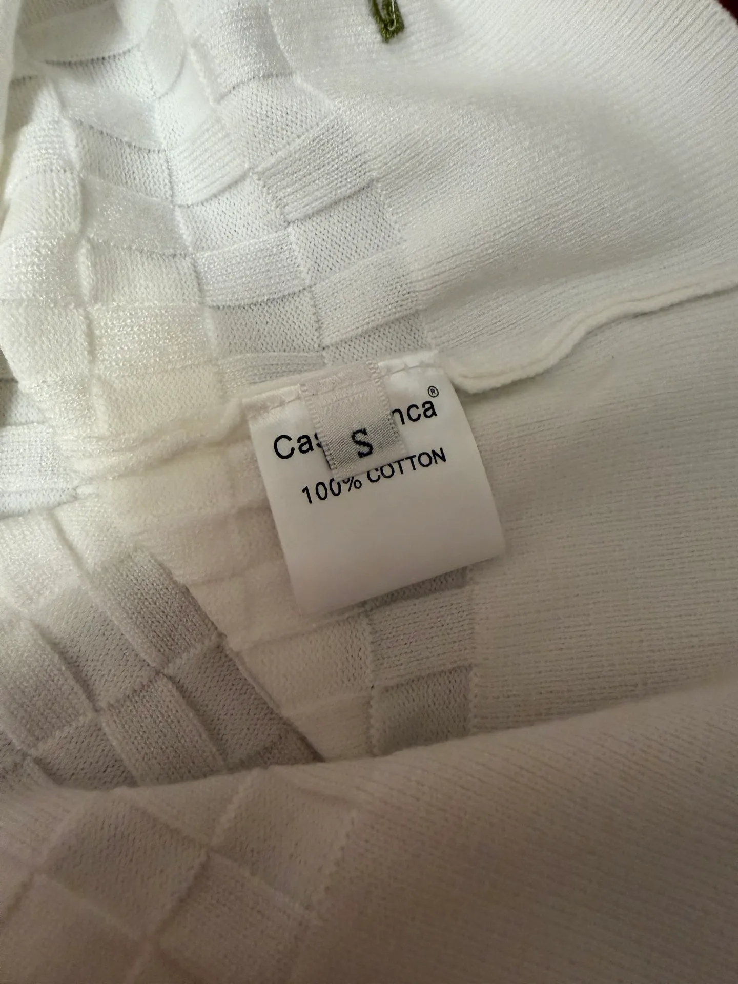 Casa Blanca Casa Blanca contrasting patchwork knitted suit Size: S M L XL